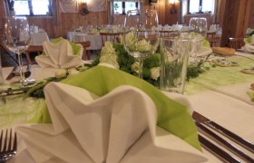 Harmonikawirt gedeckter Tisch, © Harmonikawirt Familie Lagler Harmonikawirt gedeckter Tisch, © Harmonikawirt Familie Lagler