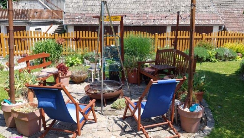 Grillplatz im Garten, © Familie Pemmer Grillplatz im Garten, © Familie Pemmer