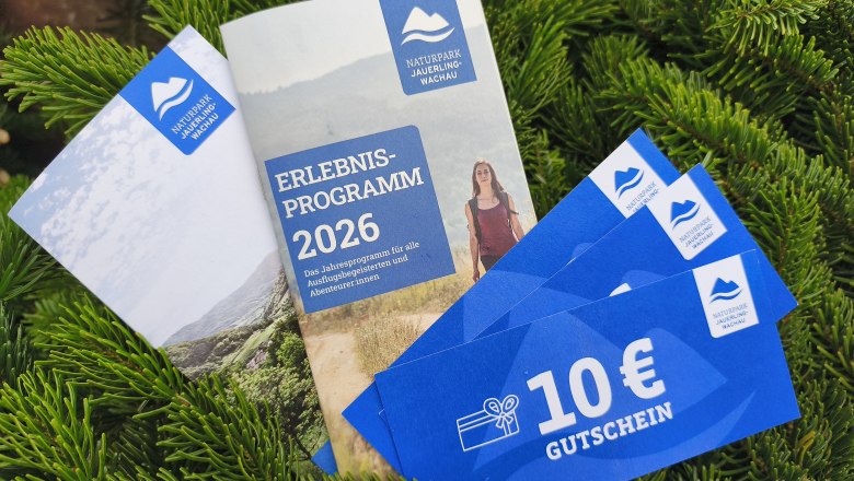 Erlebnisprogramm 2026 & Naturpark Gutschein, © npjw Erlebnisprogramm 2026 & Naturpark Gutschein, © npjw