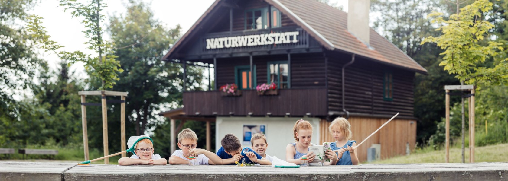 Kinder bei Naturwerkstatt, © Chris Laistler//Branding Brothers