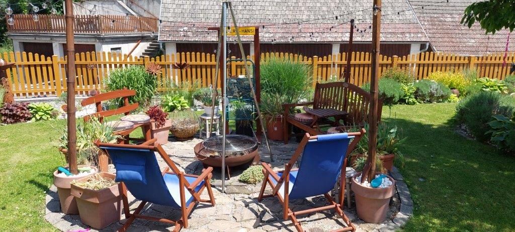 Grillplatz im Garten
