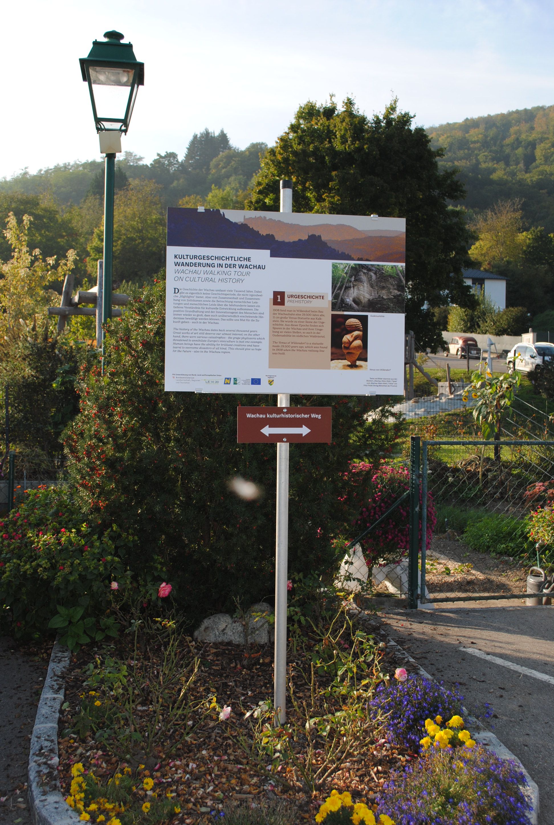 Station am Kulturwanderweg Aggsbach