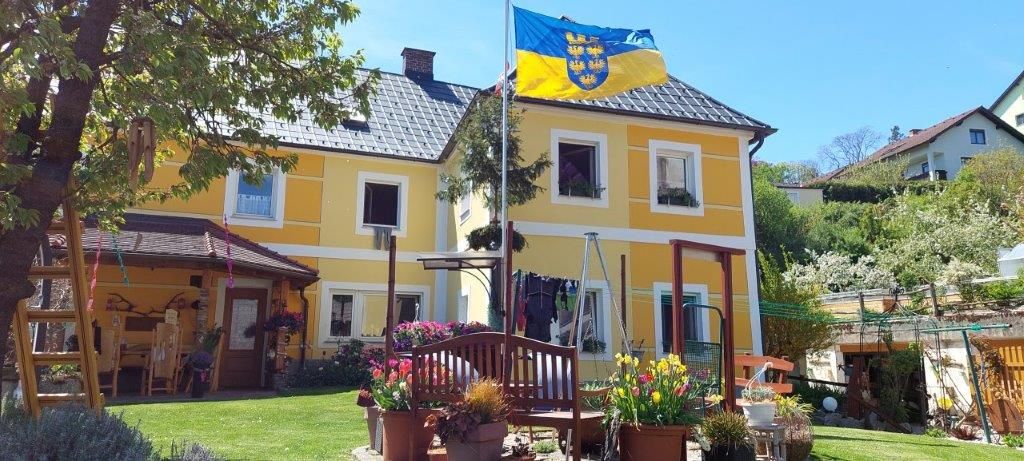 Garten mit Haus