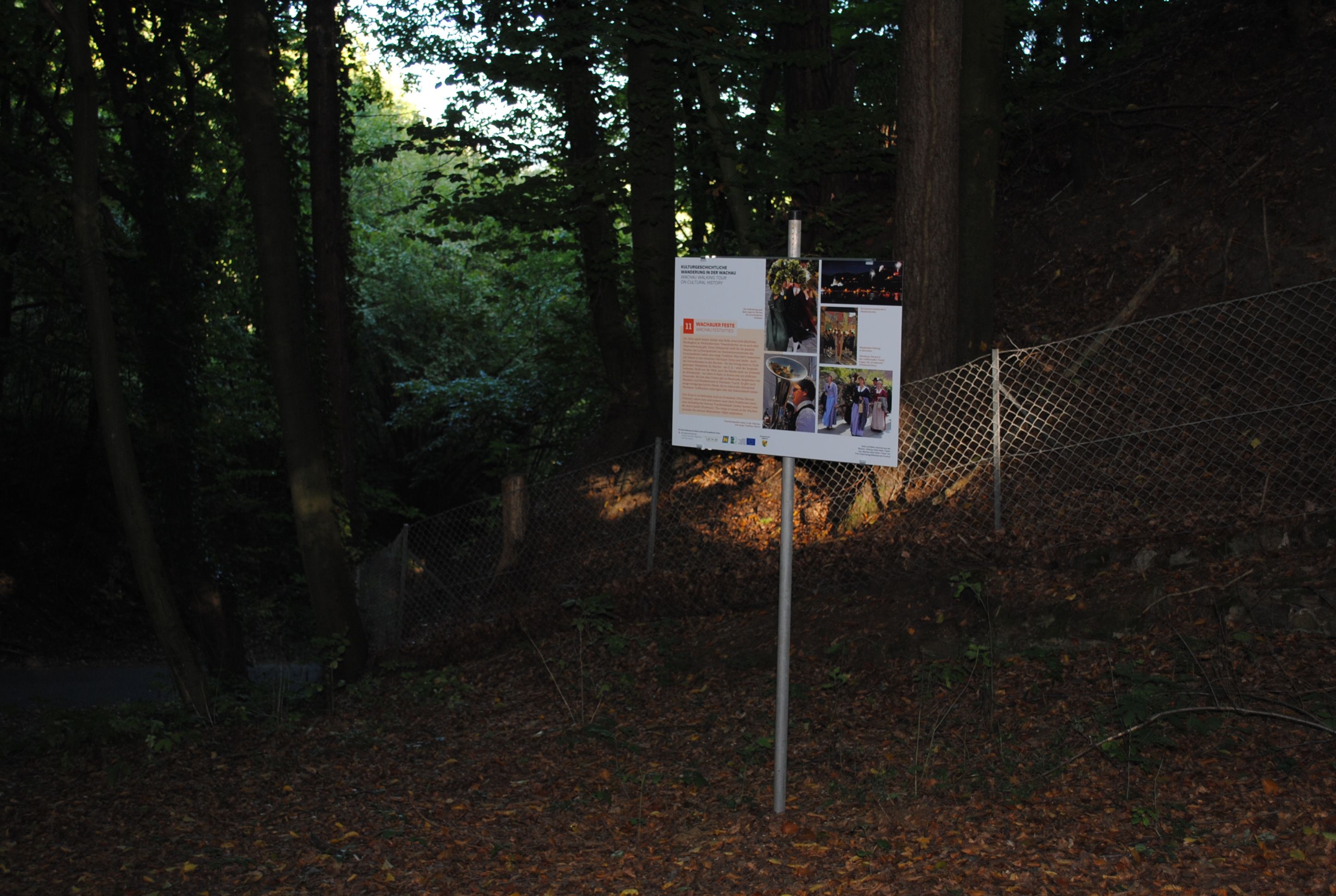 Station am Kulturwanderweg Aggsbach