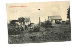 Ein historisches Bild das die alte Schutzhütte des Jauerlings zeigt.