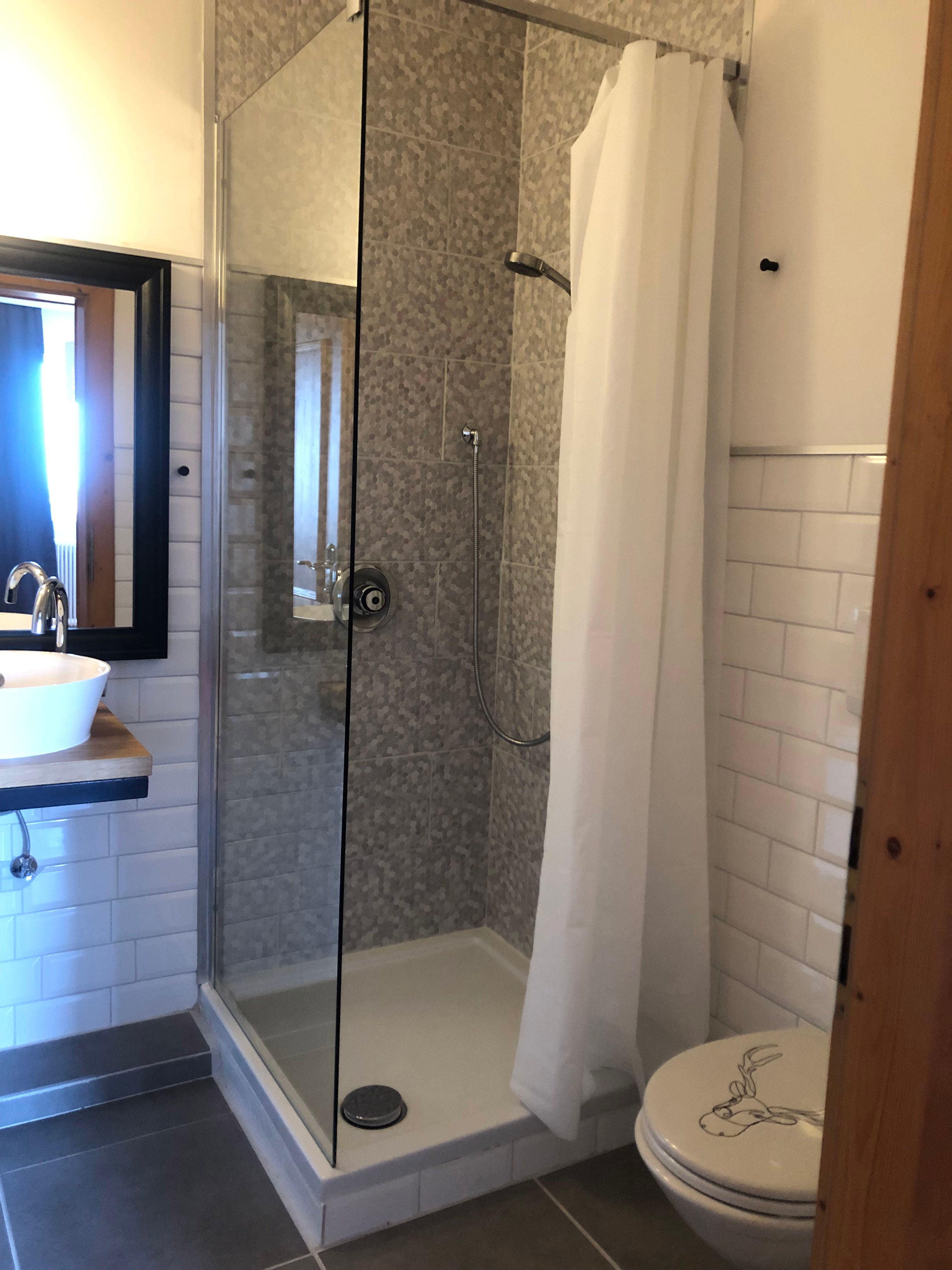 Duschecke im Badezimmer