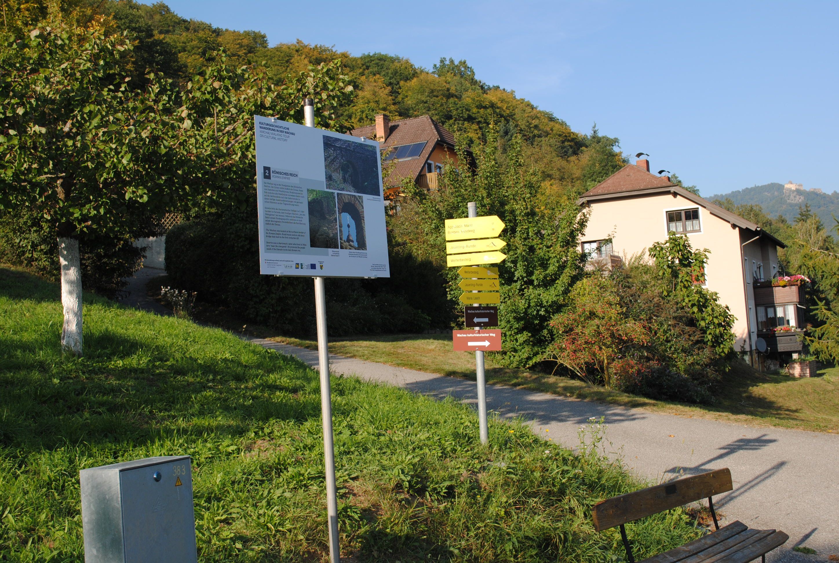 Station am Kulturwanderweg Aggsbach