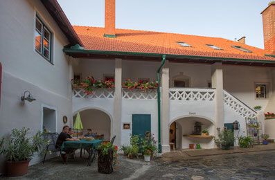 Innenhof Haus Stierschneider