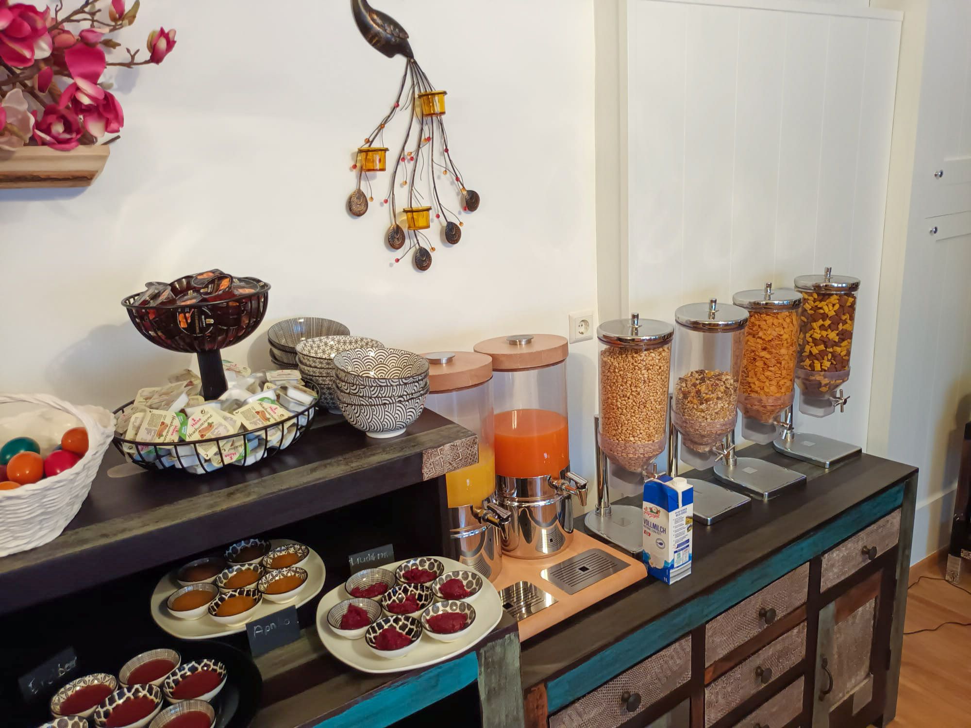 Frühstücksbuffet Gästehaus Familie Dwars