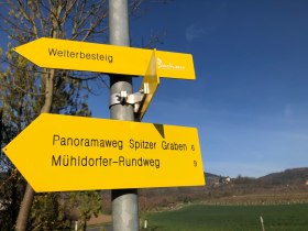 Beschilderung rund um M&uuml;hldorf, &copy; Donau N&Ouml; Tourismus/JS