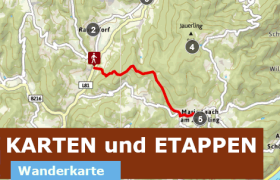 Karten und Etappen Outdooractive, © Naturpark Jauerling-Wachau