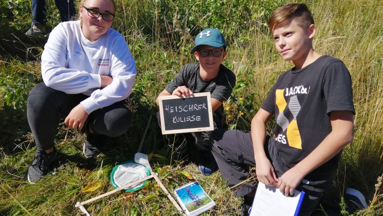 Pupils of the NMS Emmersdorf visit the &quot;Wiesenvielfalter&quot; programme of the Jauerling &quot;Naturwerkstatt&quot;, © Naturpark Jauerling-Wachau
