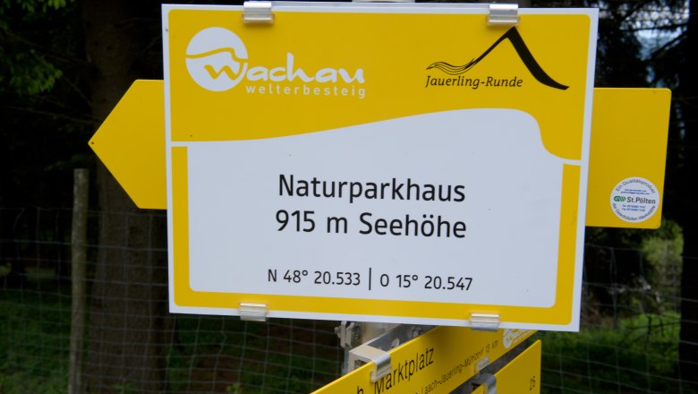 Info beim Naturparkhaus am Jauerling, © Helmut Lackinger