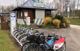 Tourist information point at the traffic circle in Emmersdorf, &copy; Donau N&Ouml; Tourismus GmbH