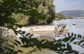 Danube beach in Luberegg, © Donau NÖ/Barbara Elser