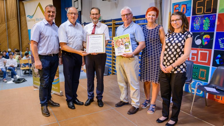 NMS Emmersdorf erhält das Prädikat Naturparkschule, © MSchelberger