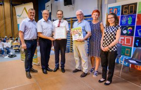 NMS Emmersdorf erhält das Prädikat Naturparkschule, © MSchelberger