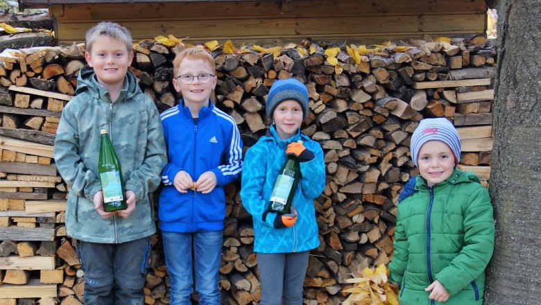 Buben mit Saft, © Naturpark Jauerling-Wachau