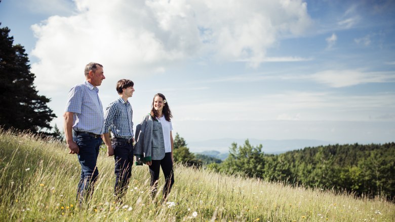 Familie Sommer - Karl, Johannes, Katrin, © Chris Laistler // Branding Brothers